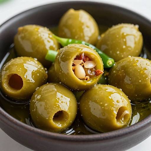 Stuffed Gordal Olives in Olive Oil