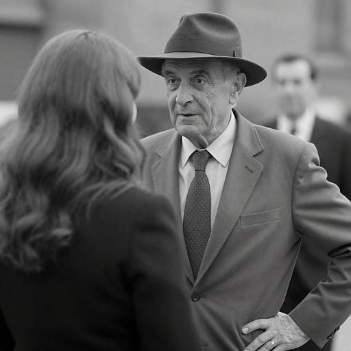 Intimate Black-and-White Portrait Scene