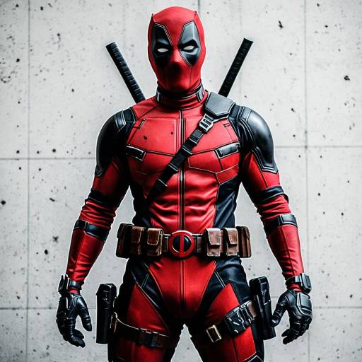 Dynamic Deadpool Cosplay Costume Design