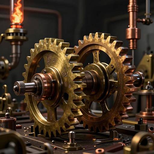 Steampunk Helical Gears Workshop