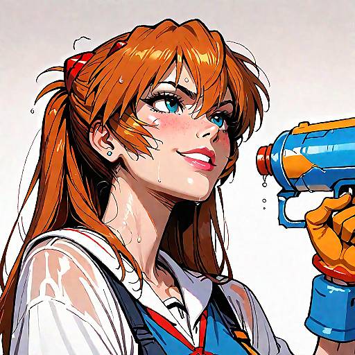 Anime Duel: Water Gun Showdown