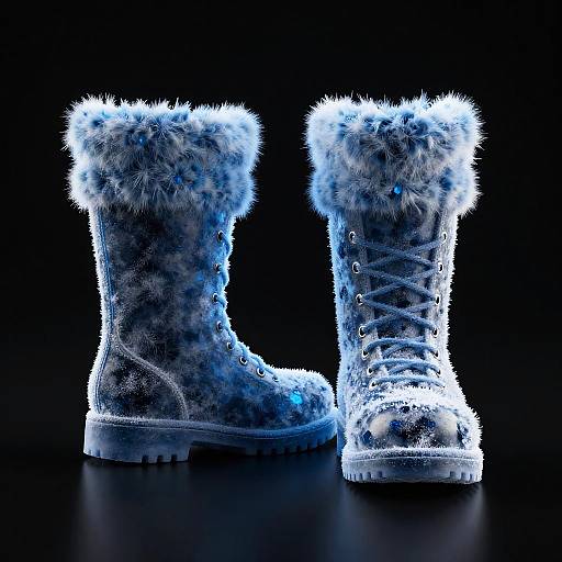 Realistic Frozen Boots Game Icon