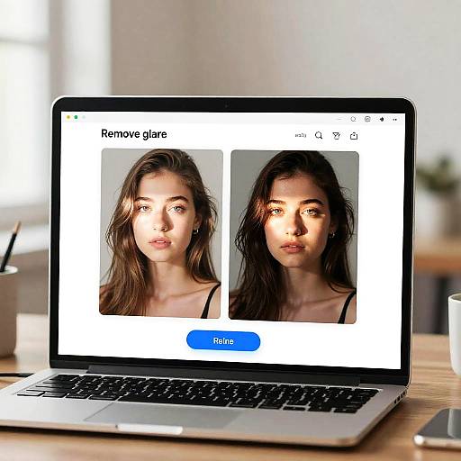Clean Interface for Online Glare Removal