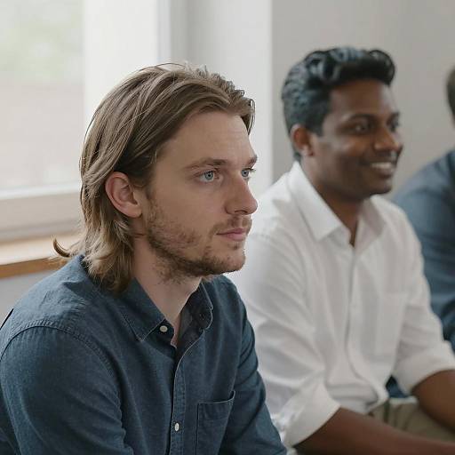 Indoor Scene of Two Friends Relaxing