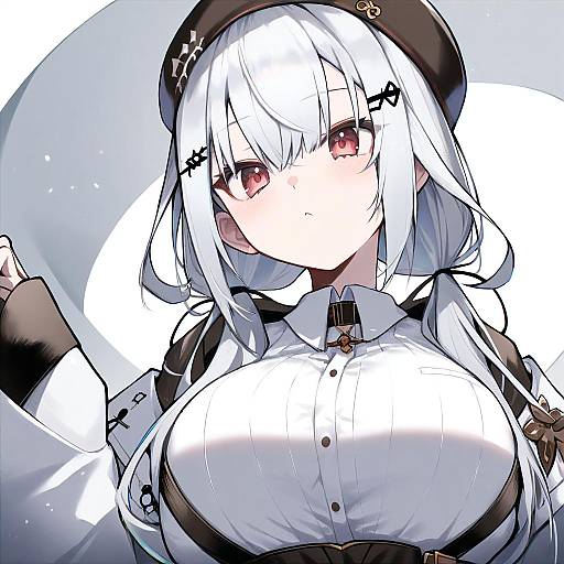 Illustration of Hakase fuyuki, nijisanji in the style of Mameeekueya