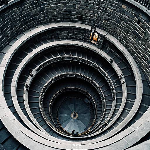 Spiral Stone Staircase Tower