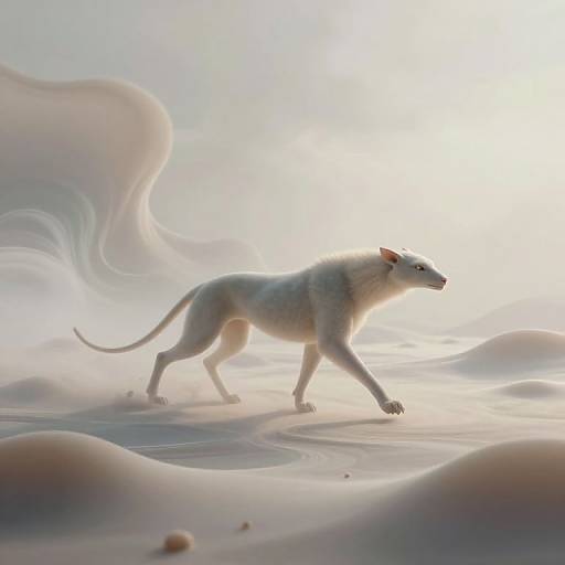 Surreal Regal Beast in Dreamscape