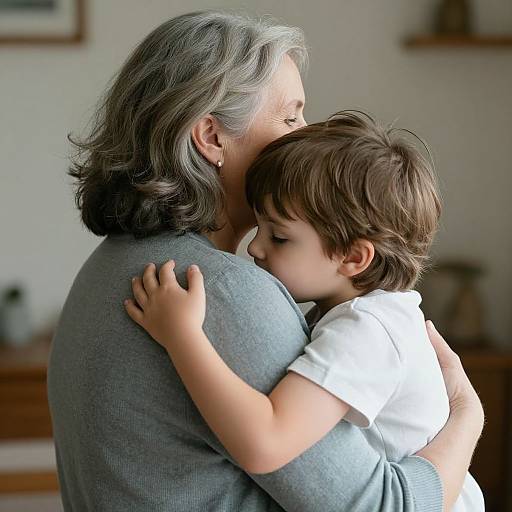 Tender Embrace Between Generations