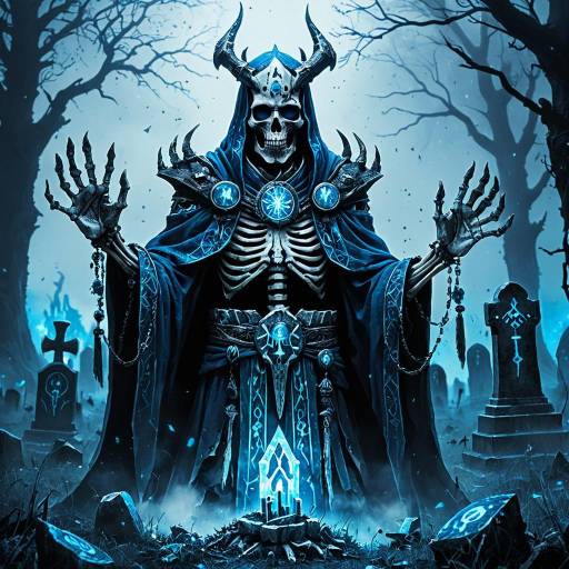 Ancient Lich in Cursed Burial Ground