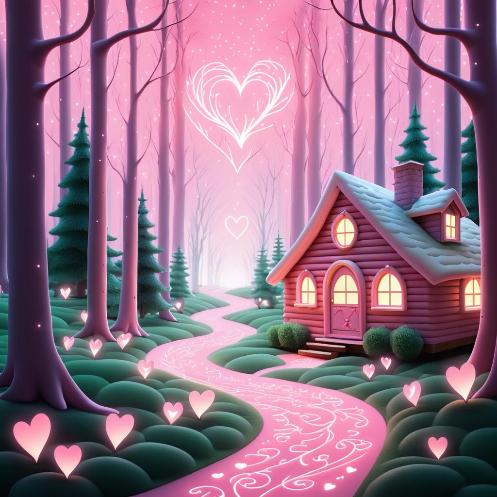 Enchanted Valentine's Day Forest Retreat