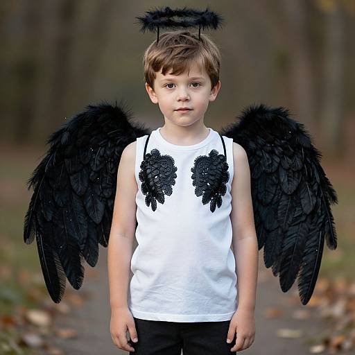 Fallen Angel Halloween Costume Boy