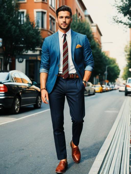 Stylish Man in Summer Professional Attire