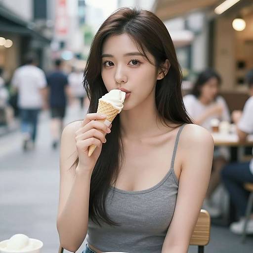 Realistic Japanese Girl on Date