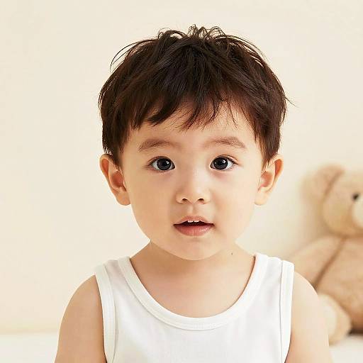 Adorable Toddler Boy Leotard Portrait