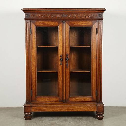 Vintage Carved Oak Cupboard