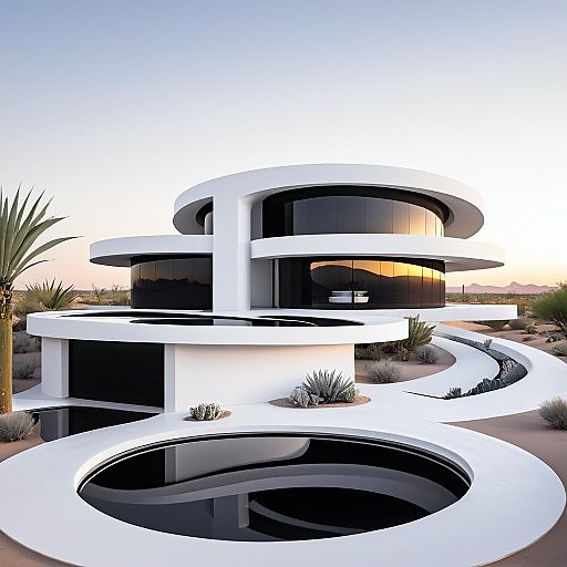 Futuristic Urban Villa in Dystopia Futuristic Urban Villa in Dystopia
