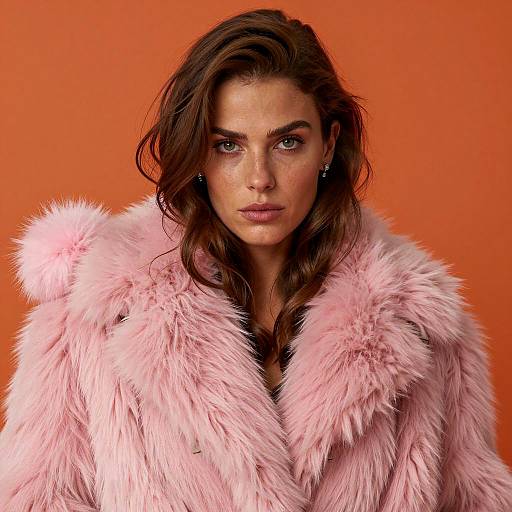 Striking Portrait of a Fashionable Woman