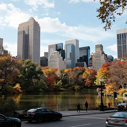 Autumn View of Central Park NYC