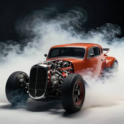 Epic High-Powered Sports Car Studio Shot