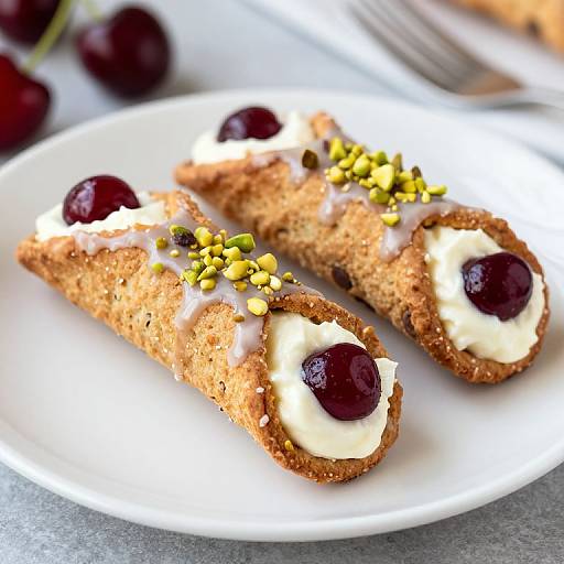 Chocolate Chip Ricotta Cannoli Scones