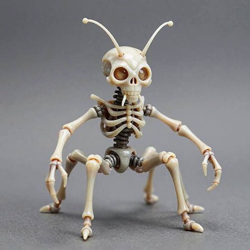 Bioceramic Velvet-Coated Octopedal Scavenger Creature