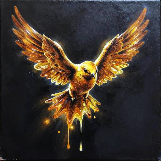 Glowing Firefly Street Graffiti Art