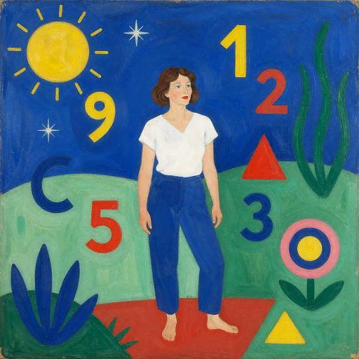 Matisse-Inspired Abstract Cosmic Garden