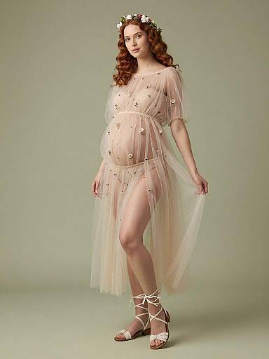 Ethereal Fairy Maternity Fashion Portrait