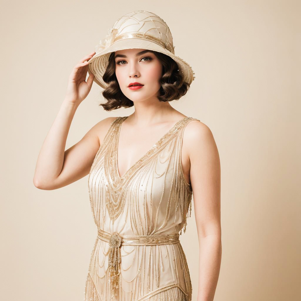 Glamorous Vintage Flapper Photo Shoot