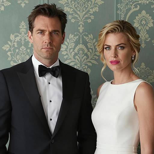 Elegant Couple in Formal Attire
