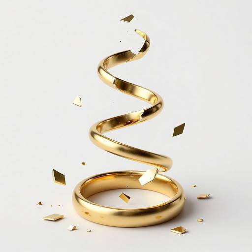 Eternal Golden Rings in Flux