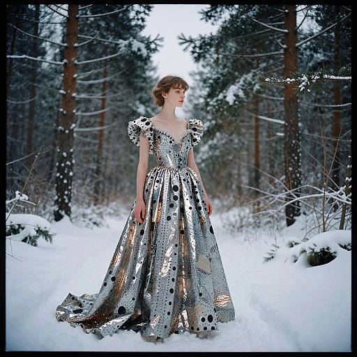 Photonegative Refractograph Winter Couture