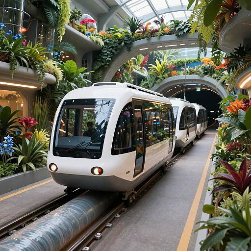 Futuristic Eco-Friendly Commuter Capsules