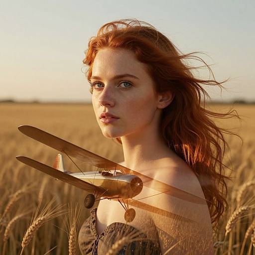 Ethereal Double Exposure Portrait