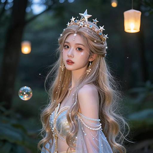 Enchanted Fairy Queen in Twilight Forest