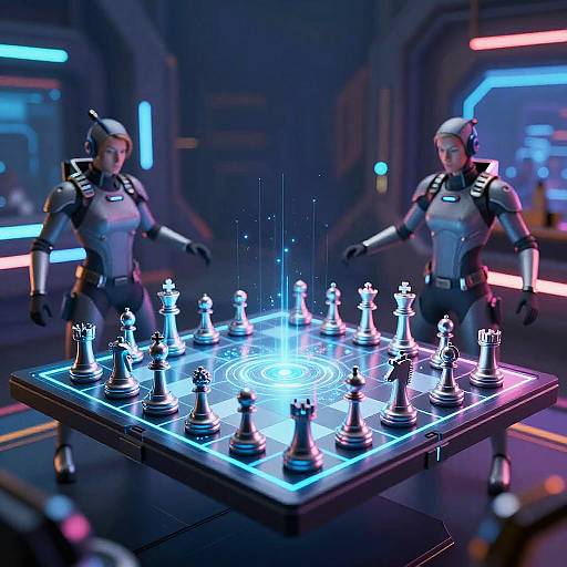 Futuristic Sci-Fi Chess Tournament