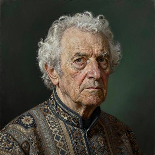 Elderly Man Portrait in Photorealism