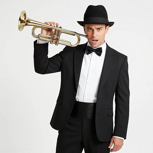 Jazz Musician in Classic Costume