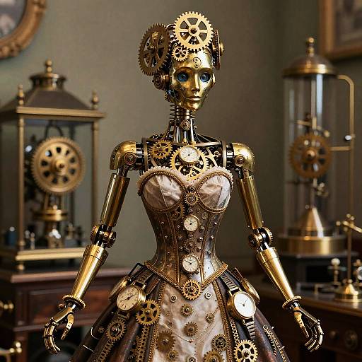 Steampunk Automaton in Dreamland