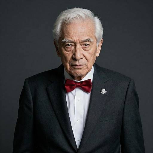 Intense Portrait of an Elderly Man