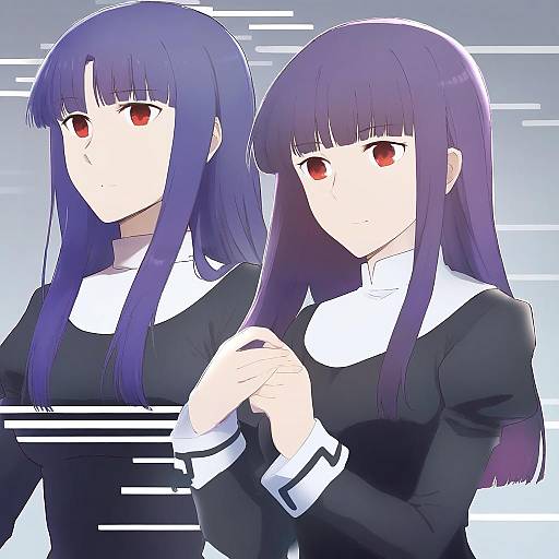Illustration of Asagami fujino, kara no kyoukai in the style of Dra (area-s)