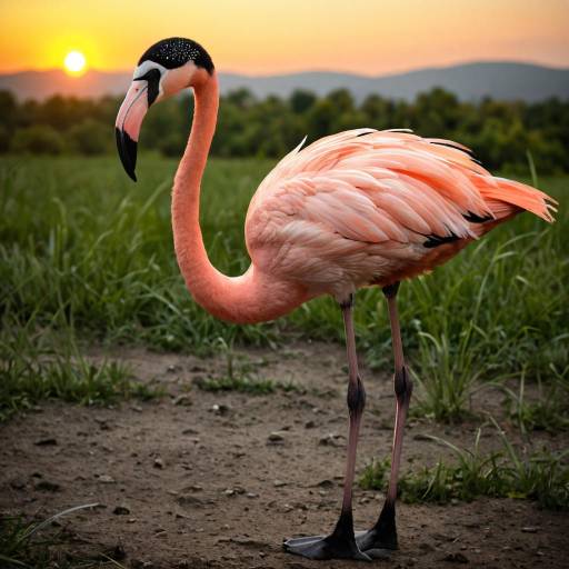 Realistic Flamingo with Ruby Red Eyes Realistic Flamingo with Ruby Red Eyes