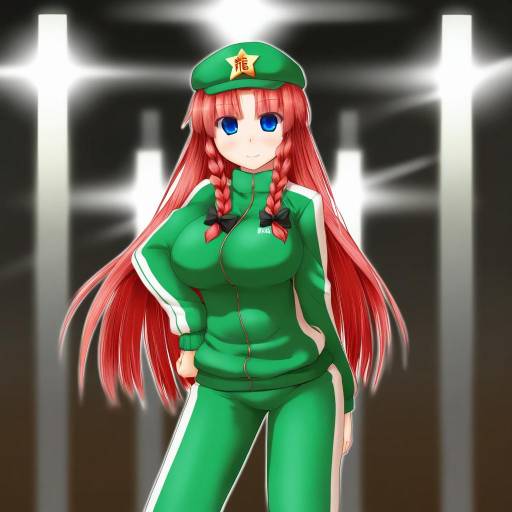 Sporty Hong Meiling in Gym Lights