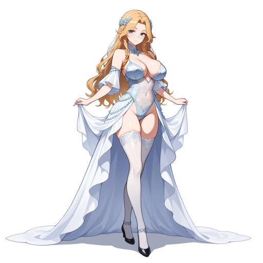 Elegant Lingerie Portrait of Graceful Dancer Elegant Lingerie Portrait of Graceful Dancer