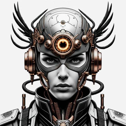 Futuristic Phoenix Soldier in Detail