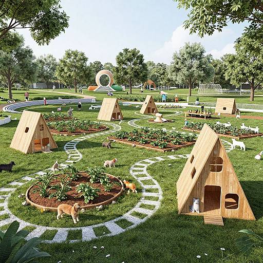 Modern Multi-Functional Parent-Child Camp