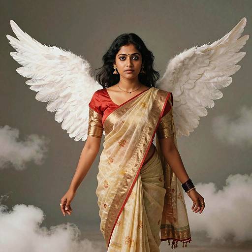 Indian Angel in Sari — Kodak Film