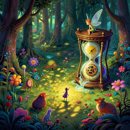 Surreal Enchanted Forest Fantasy