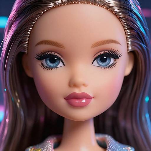 Photorealistic Bratz Doll Portrait