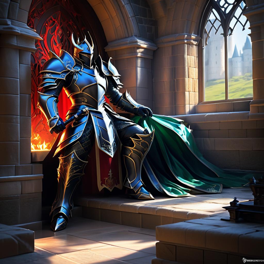 Dragon Knight Awakens in Majestic Castle